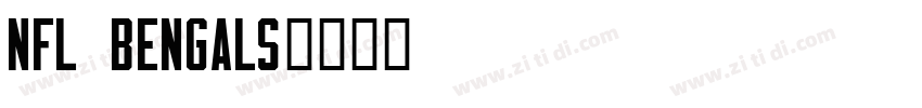 NFL Bengals字体转换